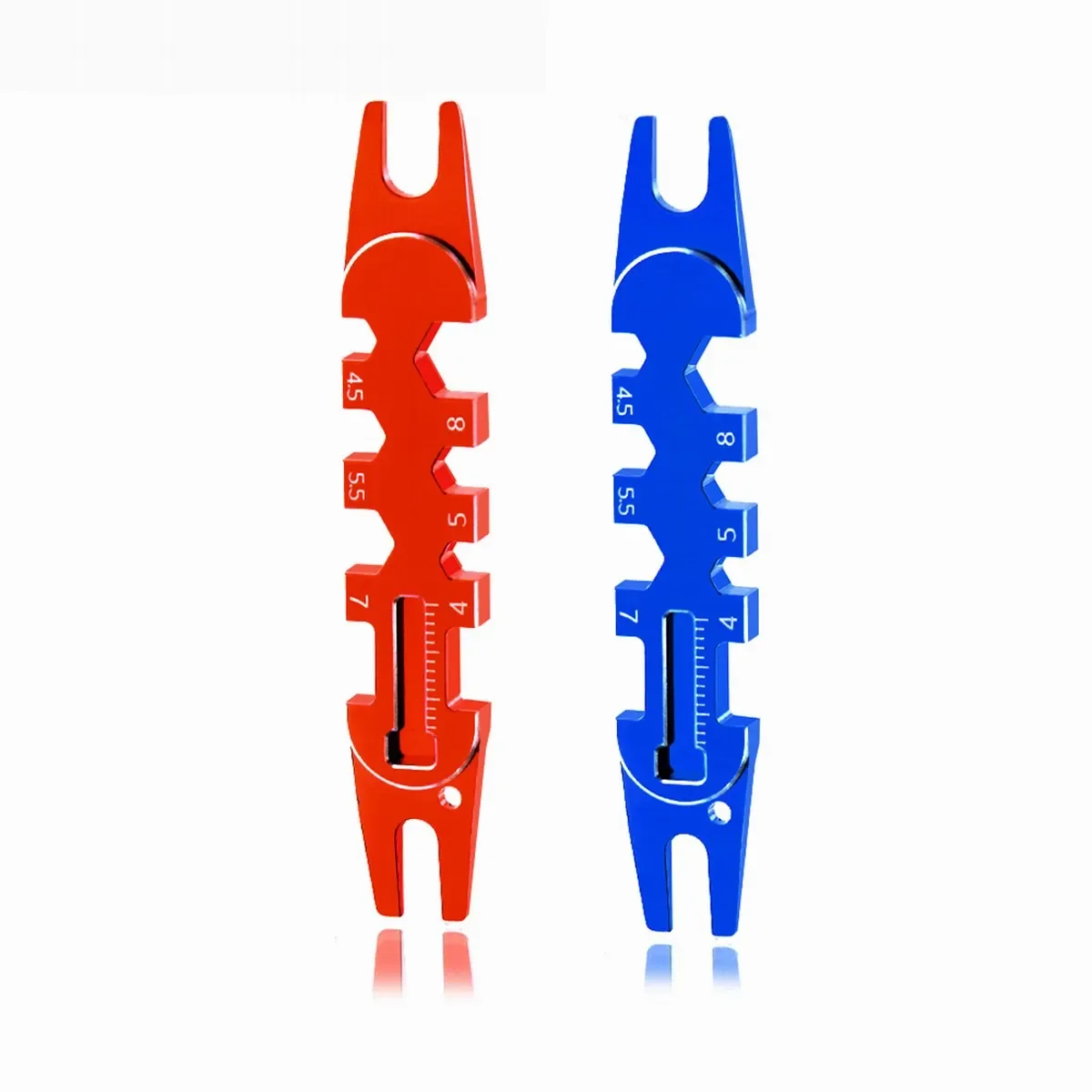 Running Gear Vehicle - 1 stuks Rode/Blauwe Sleutel RC auto