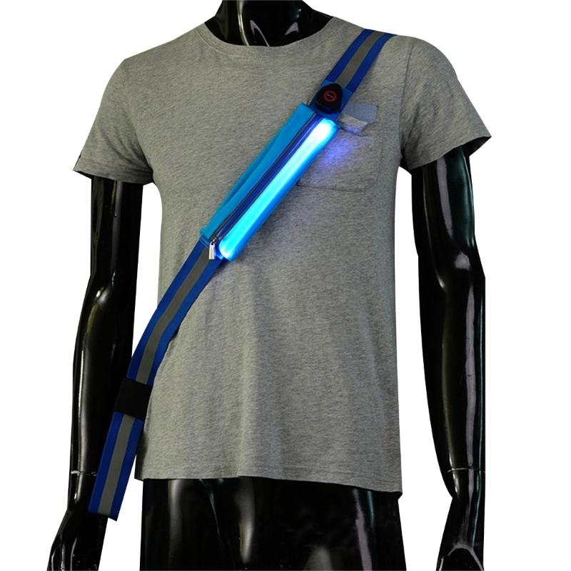 Running Gear Night - T3LB Hoge zichtbaarheid LED-reflecterende riem Sjerp