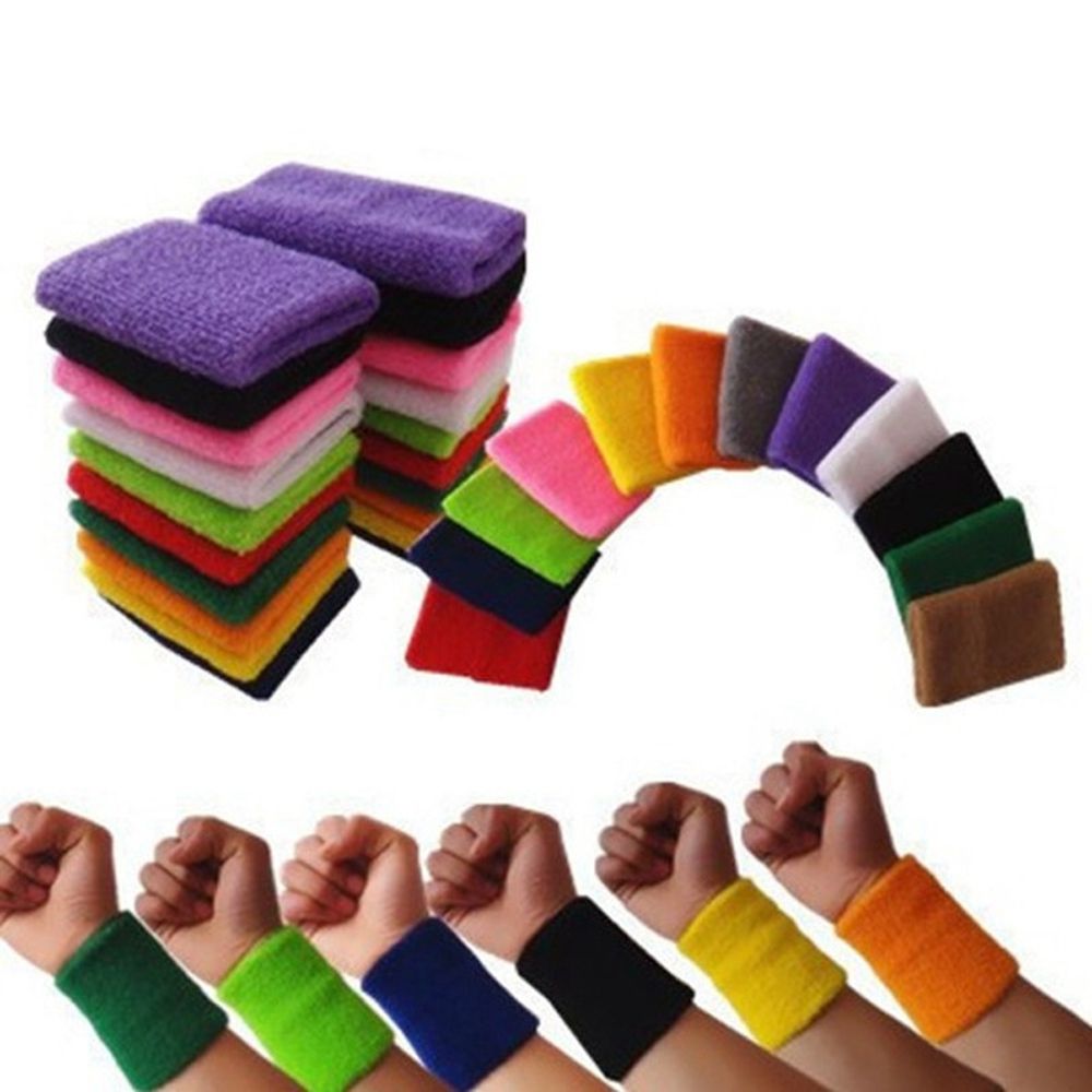 Sweat Band Wrist - 1/2Pcs Unisex Polsbandjes Sport Zweetband Tennis