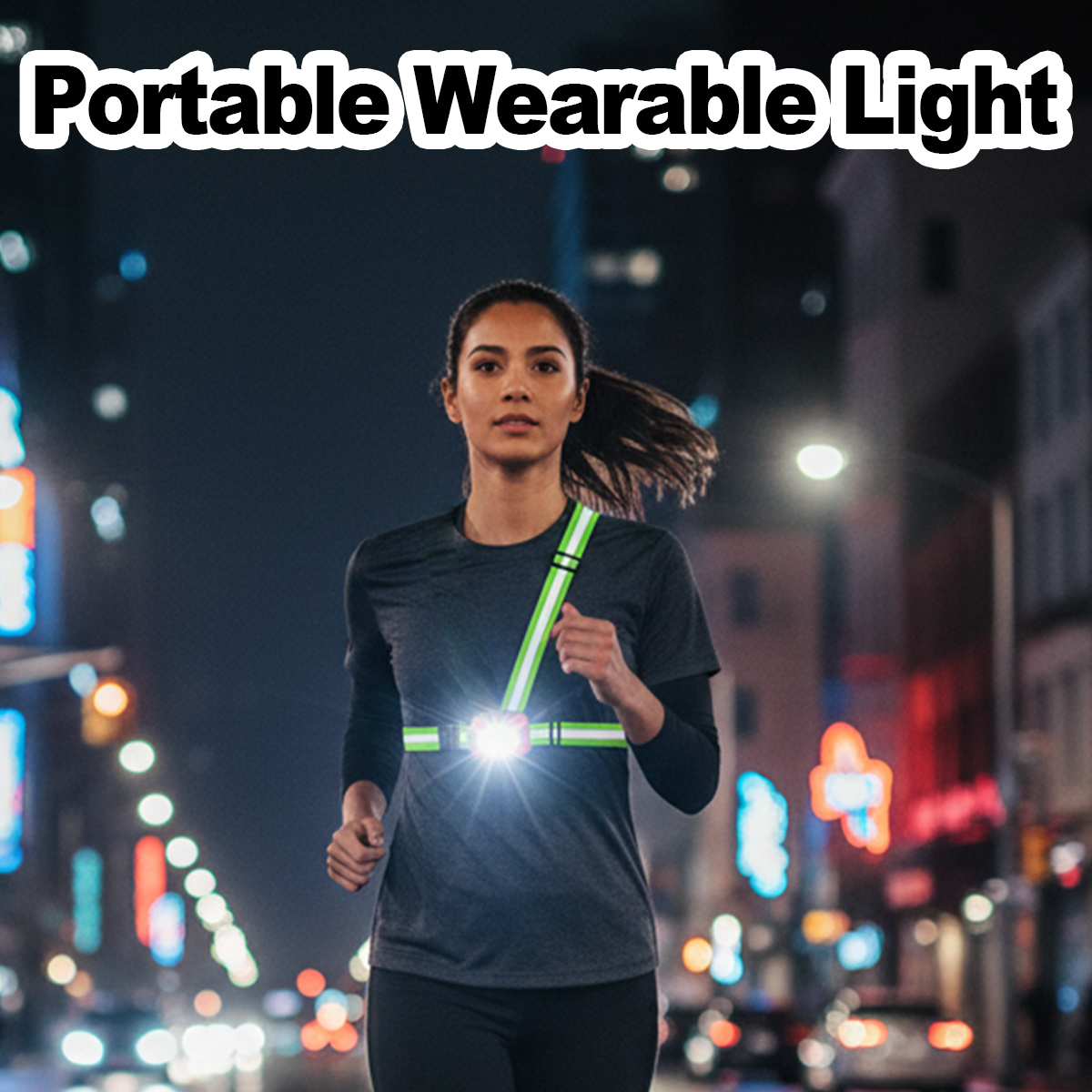 Running Gear Night - Looplicht USB Oplaadbaar Waterdicht Lichtgewicht Draagbare