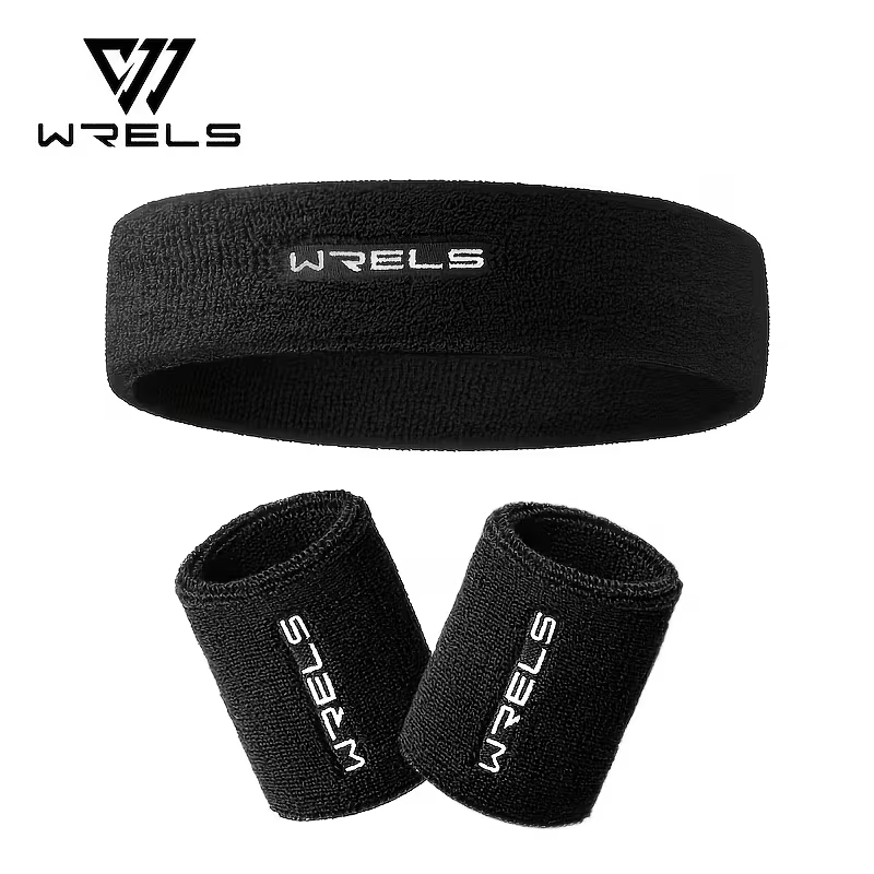 Sweat Band Wrist - WRELS 1Set Sport Hoofdband Polsband Zweetabsorberend