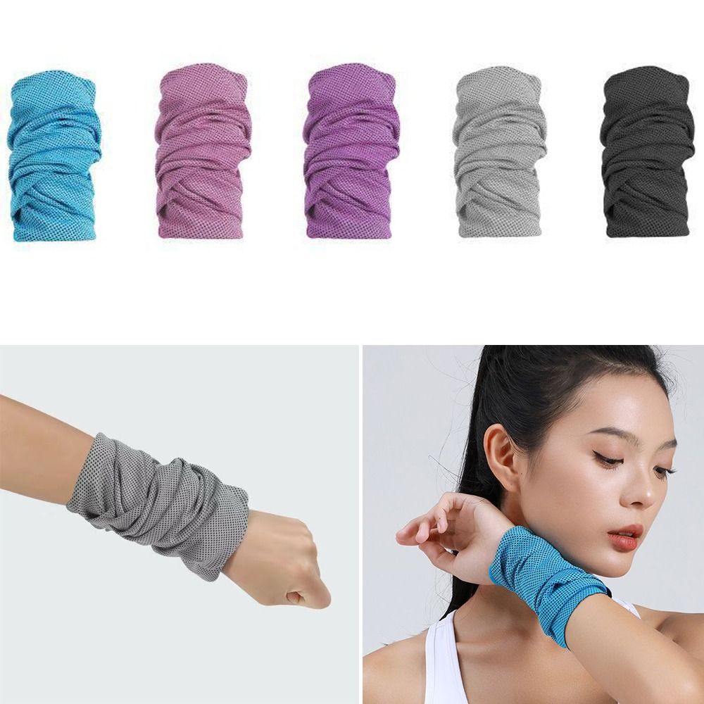 Polyestervezel sport polsdoek  - Sweat Band Wrist recensie en prijs